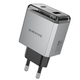  СЗУ BOROFONE BN20 Lena PD35W(1C1A) charger(EU) (серый) 