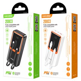  Портативный аккумулятор KAKUSIGA KSC-1088 20000 mah 22.5W+PD20W white 