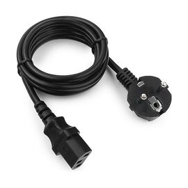  Кабель питания Cablexpert PC-186-1-1.8M Schuko- C13 3x1кв.мм 1.8м черный 