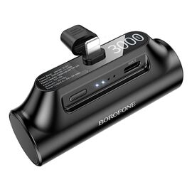  Внешний аккумулятор 3000mAh Type-C 2.0A с LED-индикатором Borofone BJ73 (iP) (Black) 