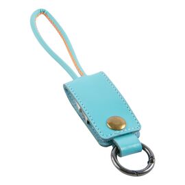  Кабель-брелок MB Mobility USB – Micro-USB, 25 см, голубой 