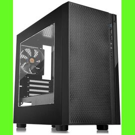  Корпус Thermaltake Versa H18 Window черный без БП mATX 2xUSB2.0 1xUSB3.0 audio bott PSU 