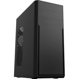  Корпус Foxline FL-302 450W black ATX FL-302-FZ450R, w/450W ATX PSU 2xUSB2.0, HDA, w/pwr cord, w/o FAN 