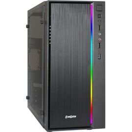  Корпус ExeGate Minitower EX283754RUS mEVO-9301-RGB 