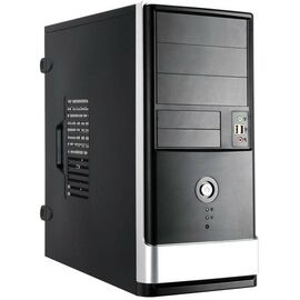  Корпус INWIN EAR002BG (6151358) w/o psu, Mid Tower, Black, Ext:5.25";x2; 3.5 x1 