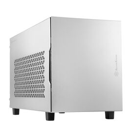  Корпус Silverstone SST-SG15S Mini-ITX корпус-куб с алюминиевой передней панелью silver (811239) 
