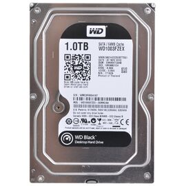  HDD 3.5" 1.0TB 7200rpm SATA3 64MB WD Black (WD1003FZEX) макс. быстродействие для сложных задач, VCT (Vibration Control Technology) 