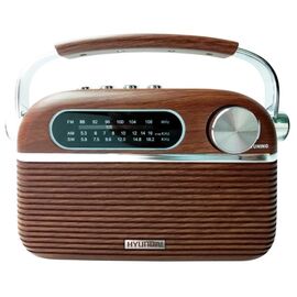  Радиоприемник Hyundai H-PSR200 дерево коричневое/серебристый 