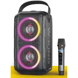  Портативная колонка W-King T9 (One mic) (черный) 