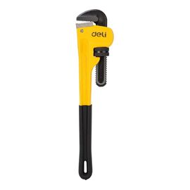  Ключ трубный Deli DL2518 Стиллсона 410мм, максимальное открытие 60мм, Cr-Mo+углеродистая сталь 