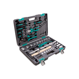  Набор инструментов STELS 14113 1/2", Cr-V, S2, усиленный кейс, 58 предм. 