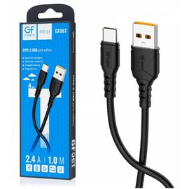  Кабель GFPower 06T USB (m)-Type-C (m) 1.0м 2.4A ПВХ черный (1/200/800) 
