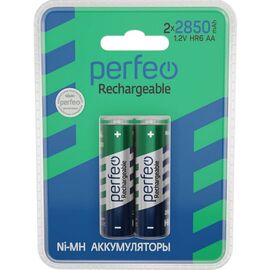  Аккумулятор Perfeo AA2850mAh/2BL  Пластик 