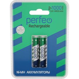  Аккумулятор Perfeo AAA1000mAh/2BL  Пластик 