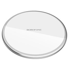  Беспроводное зарядное устройство BOROFONE BQ3 Preference с Кабелем USB - Micro, 2A, 5W/7.5W/10W, серебристый 