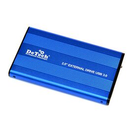 Внешний карман для жесткого диска DeTech DT-EX25U2 Blue 