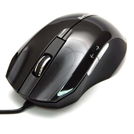  Мышь DeTech DE-5042G Shiny&Rubber Black 