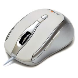  Мышь DeTech DE-5051G Rubber&Shiny White/Silver 
