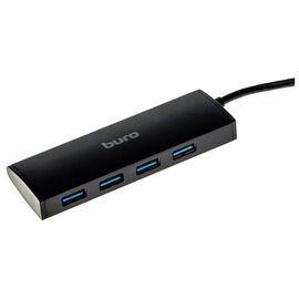  Разветвитель USB 3.0 Buro BU-HUB4-0.5-U3.0 4порт. черный 