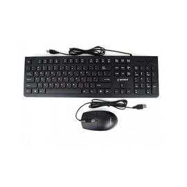  Комплект клавиатура+мышь проводные Gembird KBS-9050, черн.,104кл, 3кн., каб.1.5м 