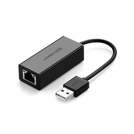  Адаптер UGreen CR110 (20254) USB 2.0 10/100Mbps Ethernet Adapterчерный 