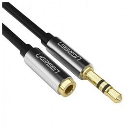  Кабель UGREEN AV118 10594 3.5mm Male to 3.5mm Female Extension Cable 2m Black 