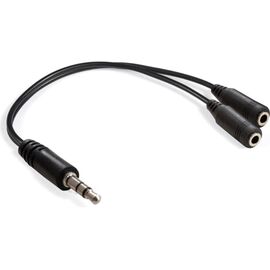  Кабель-разветвитель аудио ExeGate EX-CCA-415-0.15 EX294736RUS 3.5mm Jack M/2x3.5mm Jack F 0,15м 