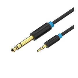  Кабель аудио Vention BABBG Jack 6,5 mm M/3,5 M 1,5м 