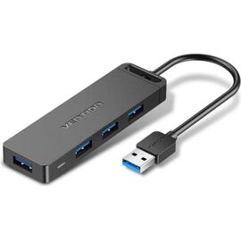  Концентратор Vention CHLBB OTG USB 3.0 на 4 порта черный 0.15м 