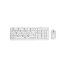  Клавиатура + мышь Rapoo X130Pro клав белый мышь белый, 1.5м, доп. защита от влаги 