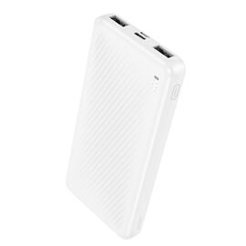  Внешний аккумулятор Borofone BJ55 10000mAh 2USB/Type-C (white)(235109) 