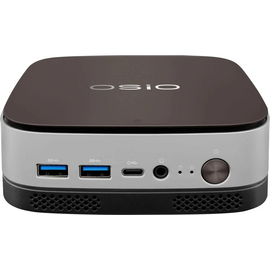  Неттоп OSIO BaseLine B51i-012 Intel Core i3 1215U, DDR4 16ГБ, 512ГБ(SSD), Intel UHD Graphics, Windows 11 Pro, коричневый и серебристый 