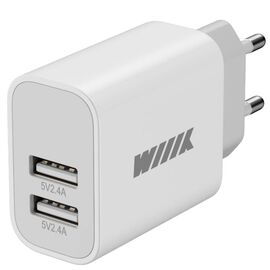  СЗУ Wiiix UNN-1-2-04-W 2.4A универсальное белый 