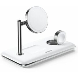  Беспроводное ЗУ Ugreen CD278 (90326) 3-in-1 Wireless Charger for Apple Watch/Iphone/Airpods (MFi Certified) 