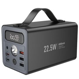  Аккумулятор внешний резервный HOCO J138 Distant 22.5W+PD20W+DC12V multi-function power bank(60000mAh) black 