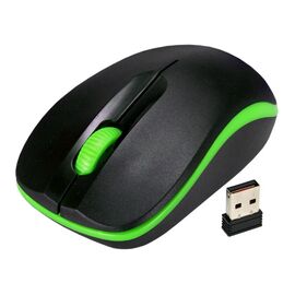  Беспроводная  мышь:DeTech DE-7097W Black/green 