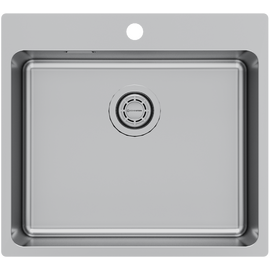  Кухонная мойка KUCHENSTERN Herd 60 (558SS50) нерж 