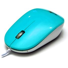  Проводная оптическая  Мышь:DeTech DE-5077G Shiny Blue-2 