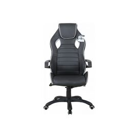  Кресло компьютерное BRABIX Techno Pro GM-003 531814 экокожа, черное/серое, вставки серые 