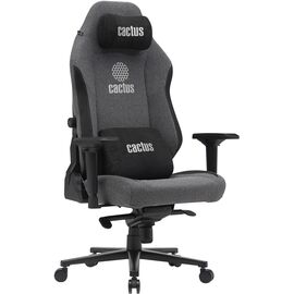  Кресло Cactus CS-CHR-MAG-GY серый/черный крестов. сталь 