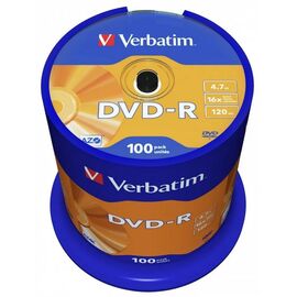  VERBATIM DVD-R 4,7 GB 16x CB/100 