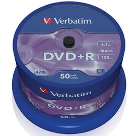  VERBATIM DVD+R 4,7 GB 16x CB/50 