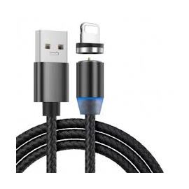  Кабель магнитный тканевый  USB-LIGHTNING HAVIT HV-CB6163 2.0 A. 1.0 m. Чёрный 