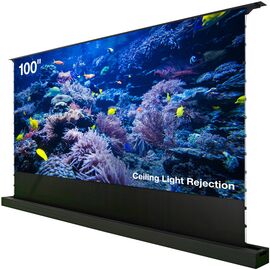  Экран Cactus 125x221см FloorRising CS-PSFRCLR-221X125 16:9 напольный рулонный черный (моторизованный привод) 