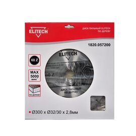  Диск п/п ELITECH 300*32/30*60  (1 820.0572) 