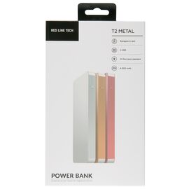  Внешний АКБ Red Line T2 (8000 mAh), розовый 