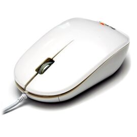  Проводная оптическая  Мышь:DeTech DE-5077G  Shiny White 