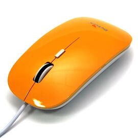  Проводная оптическая  Мышь:DeTech DE-5022G Shiny Orange 