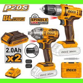  Набор электроинструмента Ingco Industrial COSLI230702 в компл 2инструм 