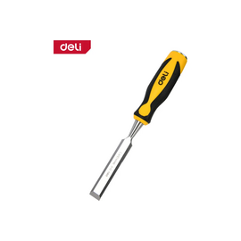  Стамеска плоская Deli DL6219-E1 ширина 19мм, длина 140мм, CrV, прорезиненная рукоять 